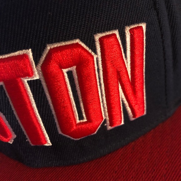 Bay State Apparel NWT Snapback Boston Hat Navy/Red - Picture 7 of 10